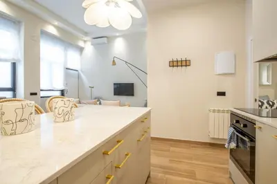 Una cocina o zona de cocina en Chic Bright renovated 2BD2BTH apt - CHAMBERI