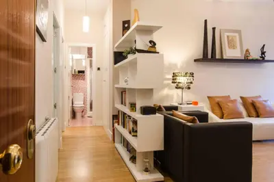 Zona de estar de Bright Cozy - Retiro Madrid city centre