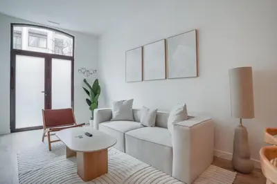 Zona de estar de Amazing apartment-3Bedrooms 3Bathrooms-Lavapiés