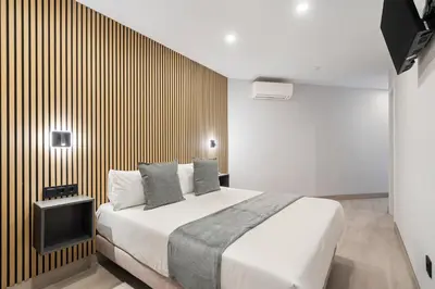 Cama o camas de una habitación en Dobo Madrid SB20