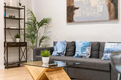 Zona de estar de Atocha3 Superb Location - 4Bedrooms 2 Baths