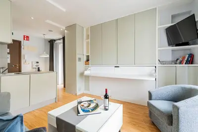 Una cocina o zona de cocina en Apartamento con BALCÓN a CALLE MAYOR Ideal PAREJAS