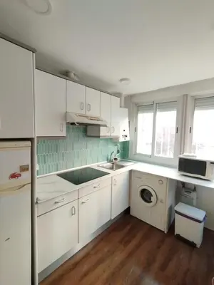 Una cocina o zona de cocina en Piso luminoso en Madrid Rio