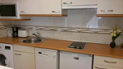 Una cocina o zona de cocina en Plaza Madrid Central