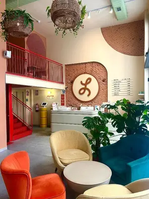 Zona de estar de The Loft House Madrid