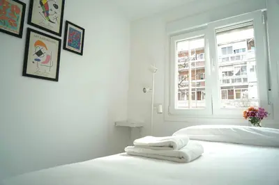 Cama o camas de una habitación en Apartamento Ágüelos