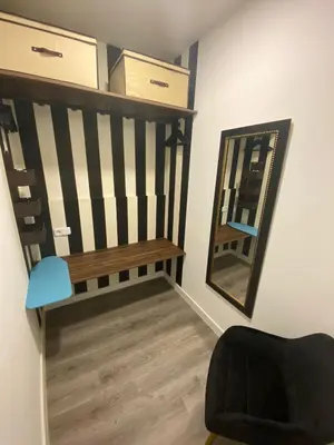 Cama o camas de una habitación en Gran Vía Urban Apartments