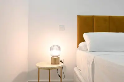 Cama o camas de una habitación en For You Rentals Amplia Casa temporal Madrid de 3 Dormitorios M VIL45