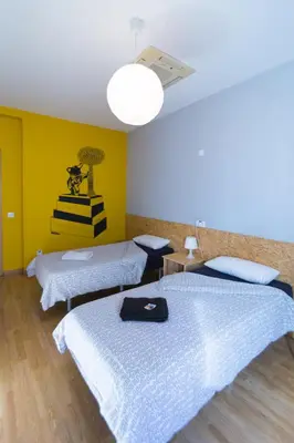 Cama o camas de una habitación en Onefam Sungate