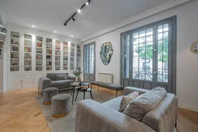 Zona de estar de Espectacular piso en Madrid en la Milla de ORO