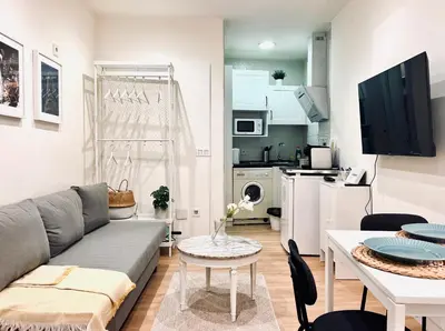 Una cocina o zona de cocina en Apartamento Centro de Madrid