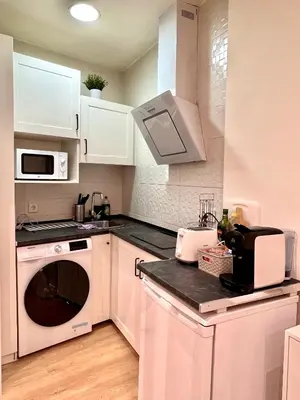 Una cocina o zona de cocina en Apartamento Centro de Madrid