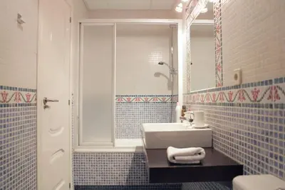 Un baño de Cozy 2 bedrooms apartment in Chamberi (A.M)