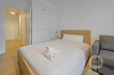 Cama o camas de una habitación en Comodo y centrico Loft en calle Carretas - Madrid Centro