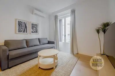 Zona de estar de Comodo y centrico Loft en calle Carretas - Madrid Centro