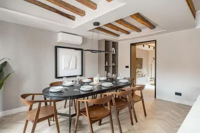 Zona de estar de Location, Luxury & Style Best 4Bed in Madrid