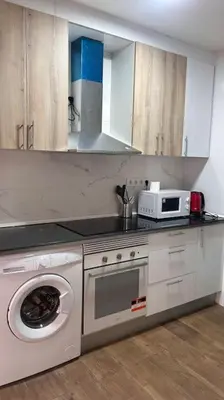 Una cocina o zona de cocina en Meta Habitat Ramon Lujan A
