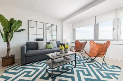 Zona de estar de Homeclub Apartment at Plaza Colon XXIII