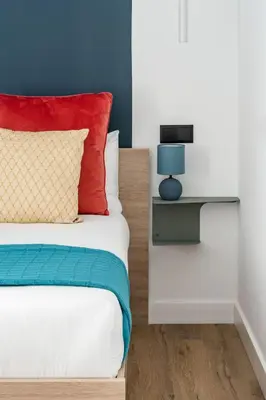 Cama o camas de una habitación en Gran Vía VII - Apartamento de 1 dormitorio