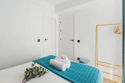 Cama o camas de una habitación en Gran Vía VII - Apartamento de 1 dormitorio