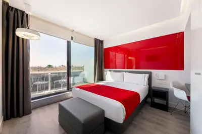 Cama o camas de una habitación en Eurostars Central