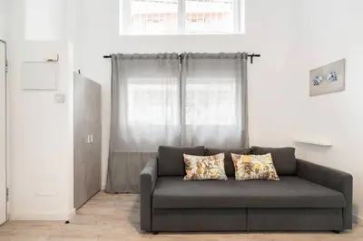 Zona de estar de Charming flat in Madrid-Rio
