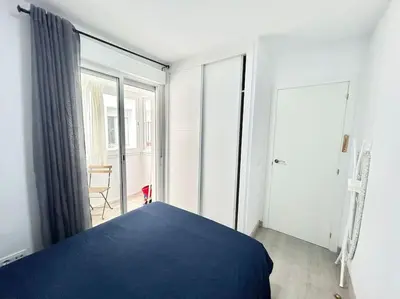Cama o camas de una habitación en Metro Avenida de América 09