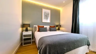 Cama o camas de una habitación en LA MADRILEÑA
