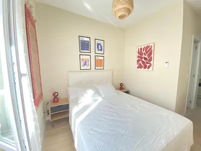 Cama o camas de una habitación en ESTUDIOS GRAN VÍA