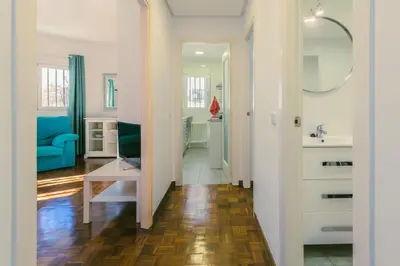 Un baño de Madrid Rio