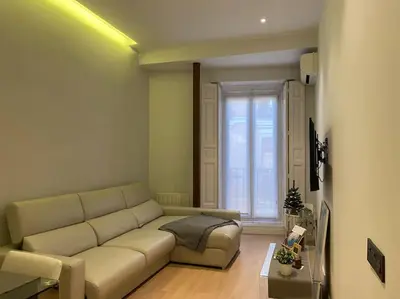 Zona de estar de Apto Chueca 1 dormitorio. 2 baños