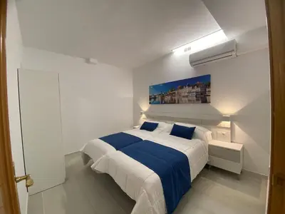 Cama o camas de una habitación en El Jardín del Ángel Aloe