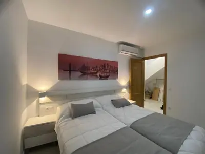 Cama o camas de una habitación en El Jardín del Ángel Aloe