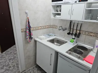 Una cocina o zona de cocina en Apartamento Exterior Gran via 45 W7.8