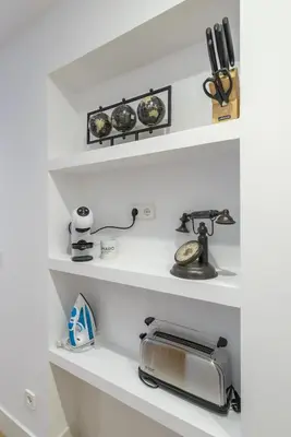 Una cocina o zona de cocina en Gran Via NEW 2BR 1BTH Elevator