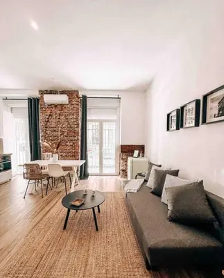 Zona de estar de Nice studio in Lavapies, downtown Madrid