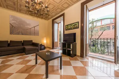 Zona de estar de Grand Latina Apartment
