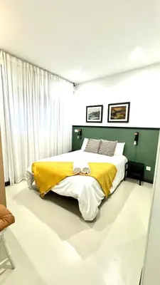 Cama o camas de una habitación en Mendívil House