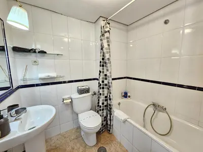 Un baño de Los herradores de San Miguel