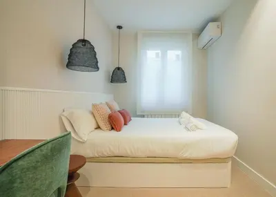 Cama o camas de una habitación en Modern apartment-2Bedrooms 1Bath-Cuatro Caminos