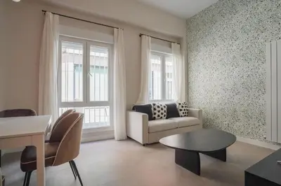 Zona de estar de Modern apartment-2Bedrooms 1Bath-Cuatro Caminos