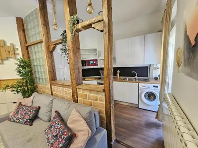 Una cocina o zona de cocina en La Estancia de la Ilustración