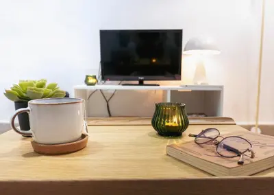Una televisión o centro de entretenimiento en JL11SD Estudio Chamberi WIFI