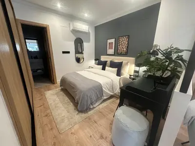 Cama o camas de una habitación en Delicias Esq, calidades de lujo