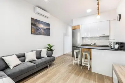 Una cocina o zona de cocina en Apartamentos a 5 minutos del centro de Madrid 4P