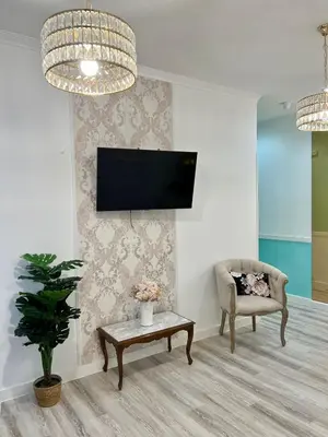 Una televisión o centro de entretenimiento en Hostal Milan