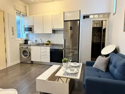Una cocina o zona de cocina en Céntrico y tranquilo