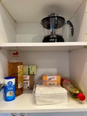 Una cocina o zona de cocina en Céntrico y tranquilo