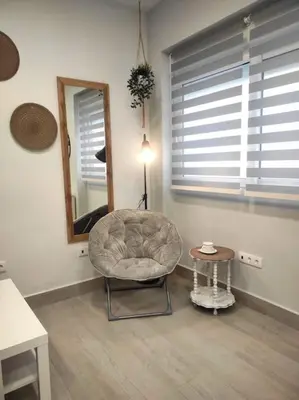Zona de estar de Comfortable studio in Barrio Salamanca - Bejar