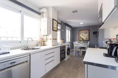 Una cocina o zona de cocina en Precioso apartamento con vistas excepcionales - SGN